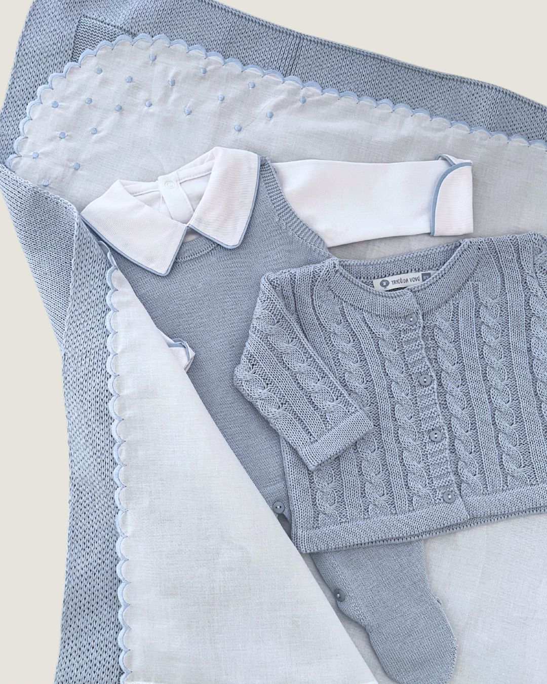 Saída Maternidade Madri Azul Bebê