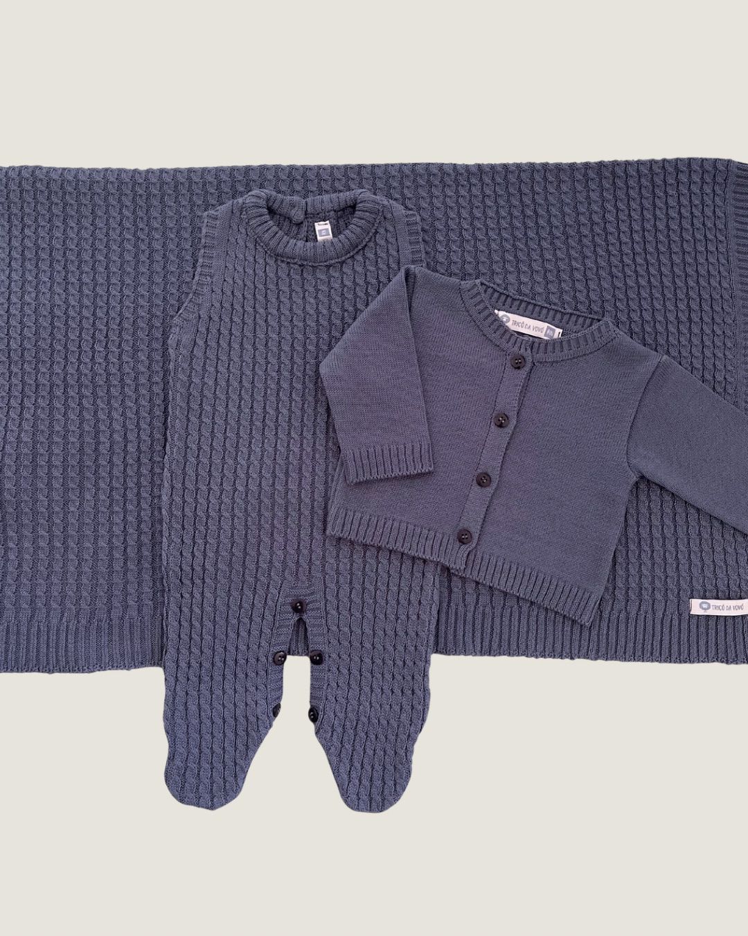 Saída Maternidade Paris Azul Jeans