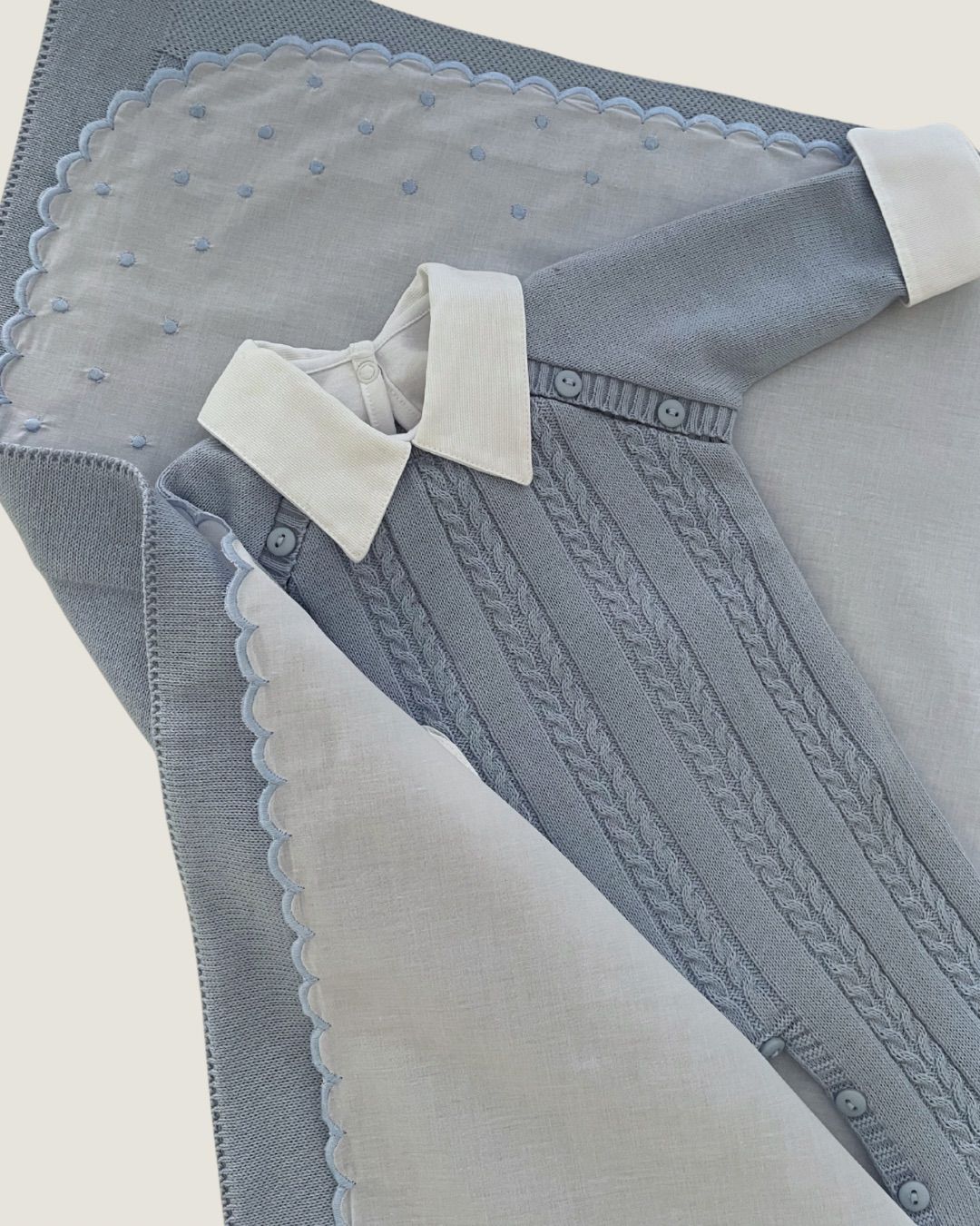 Saída Maternidade Firenze Azul Bebê