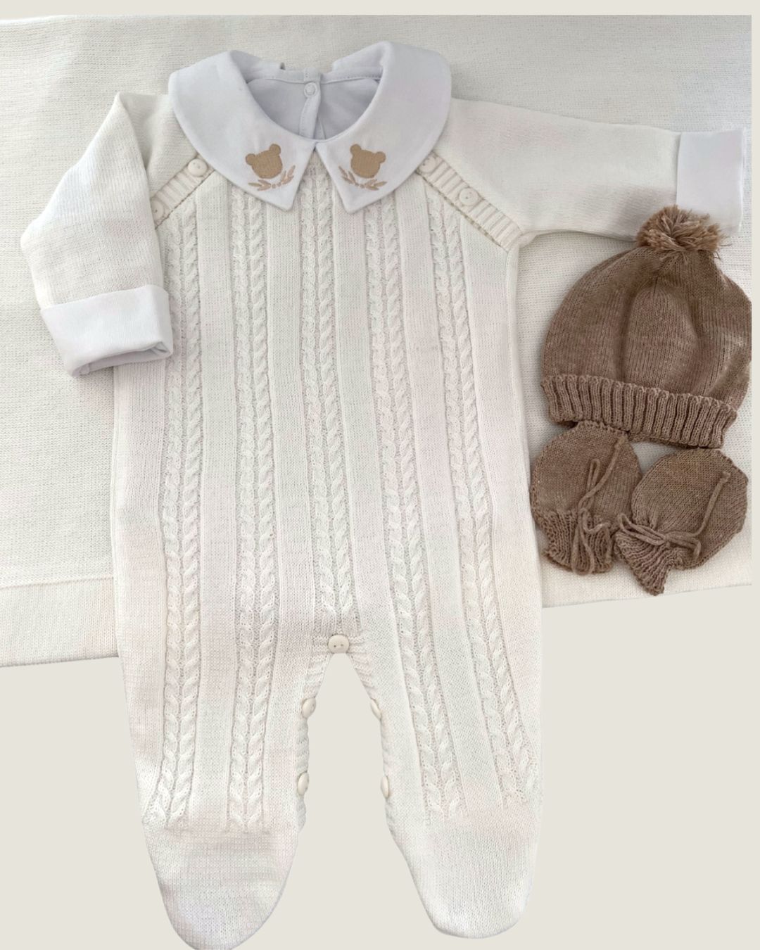 Saída Maternidade Firenze Branca