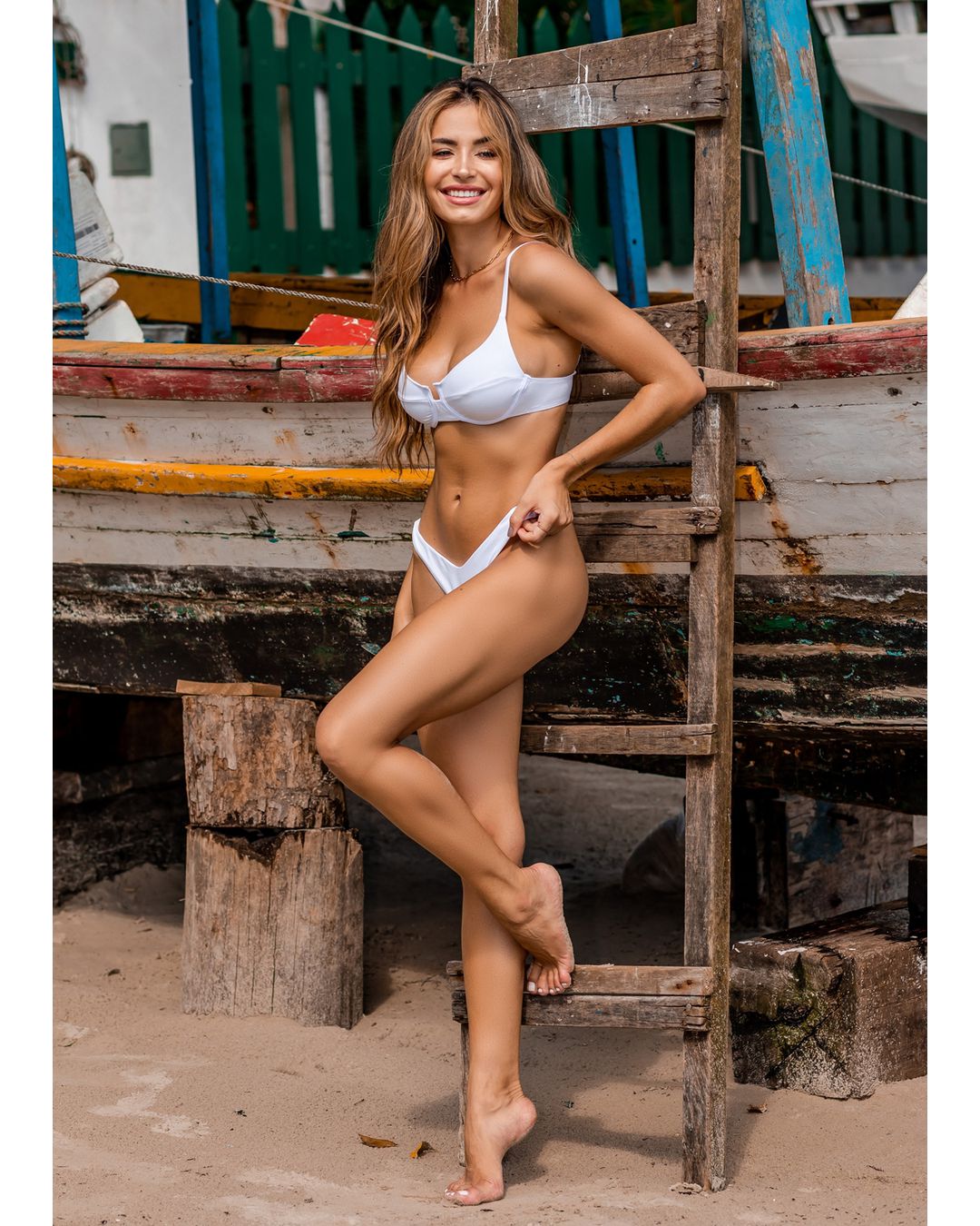 Biquíni Mônaco Meia Taça Branco