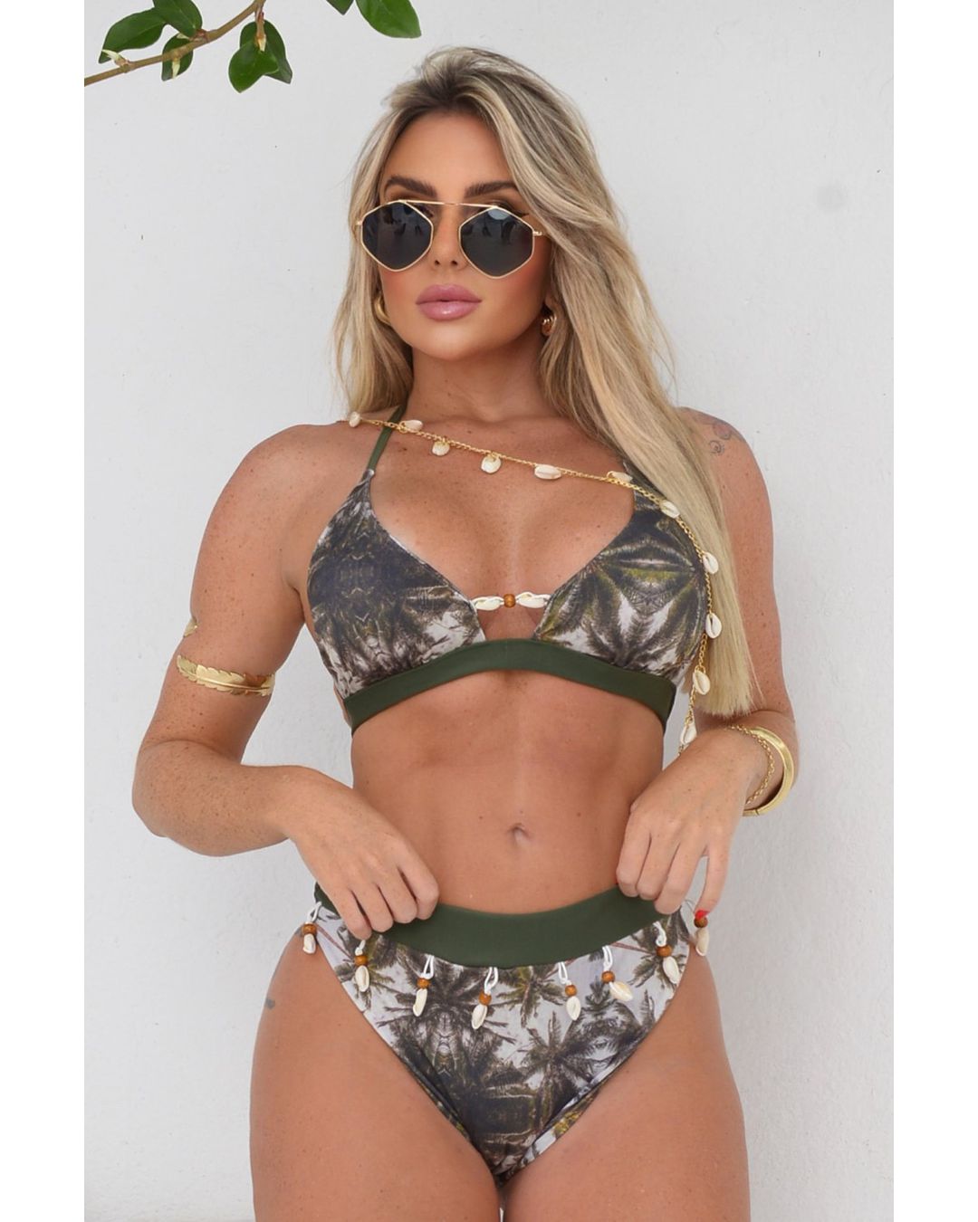 Biquíni Hot Pant Estampado Oceane