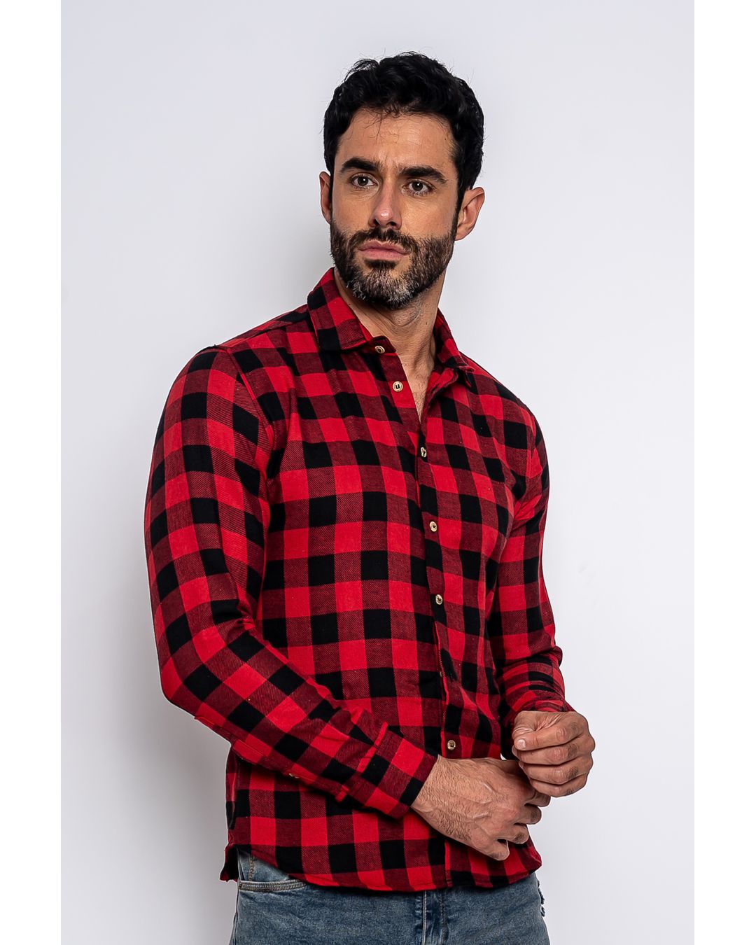 Camisa Masculina Xadrez