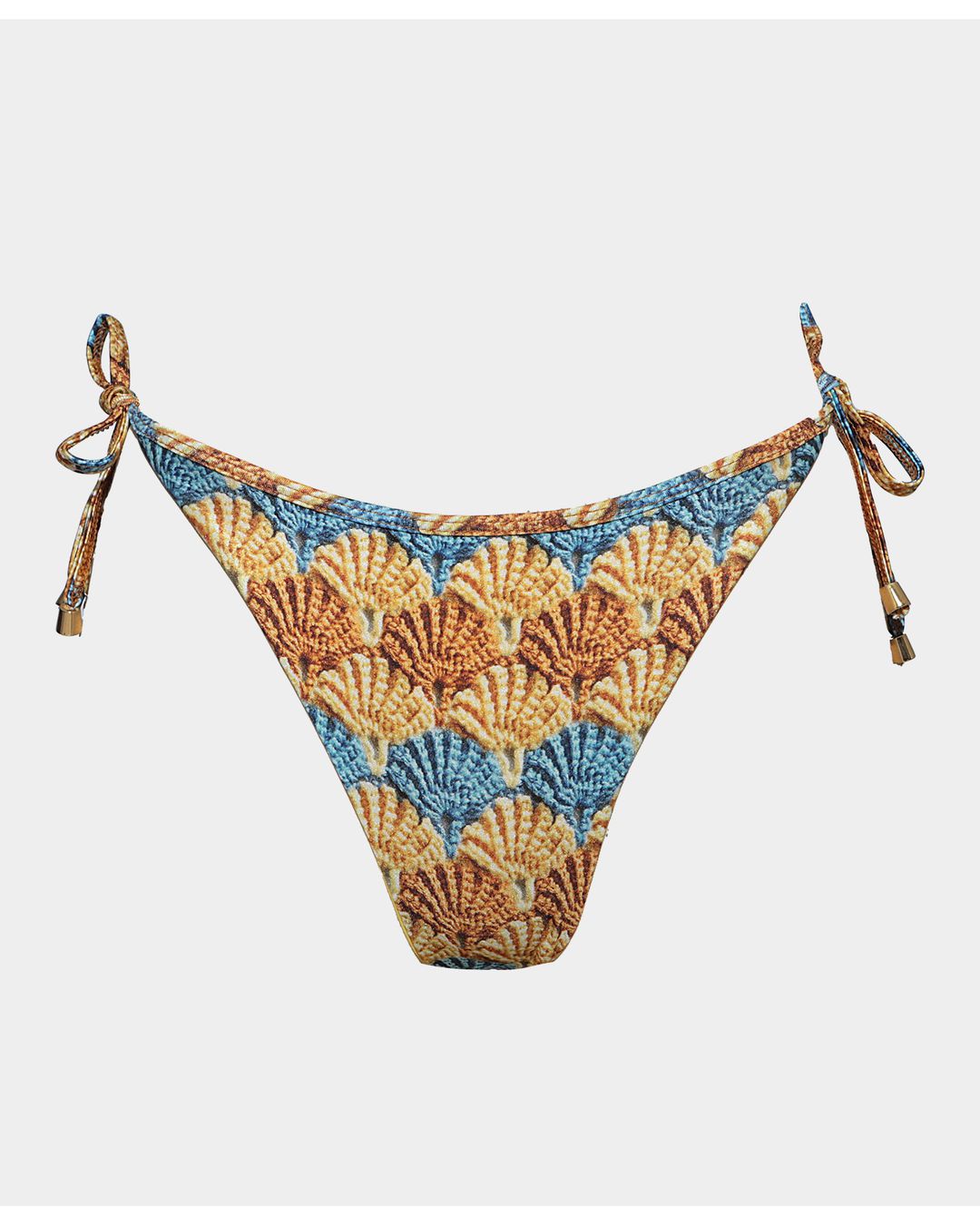 Biquíni Cortininha Estampado Shell