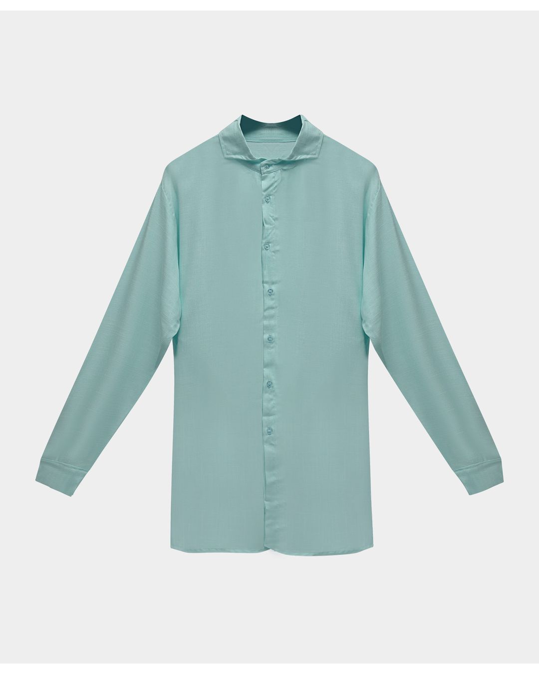 SAÍDA CAMISA OVER SIZE EM VISCOLINHO AZUL