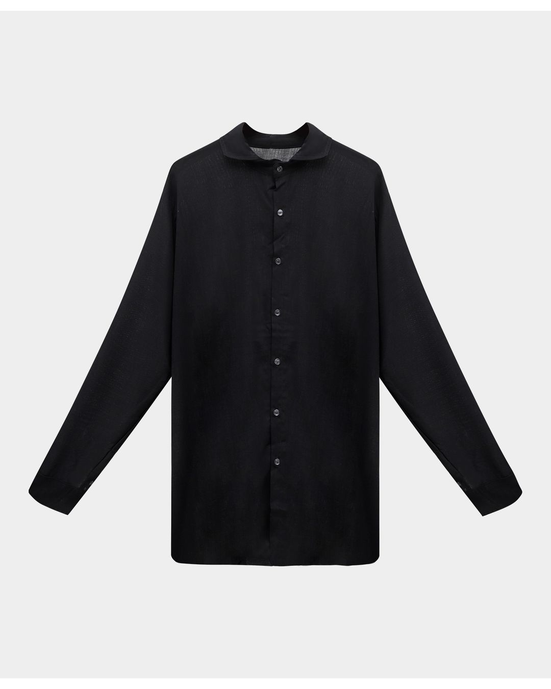 SAÍDA CAMISA OVER SIZE EM VISCOLINHO PRETO