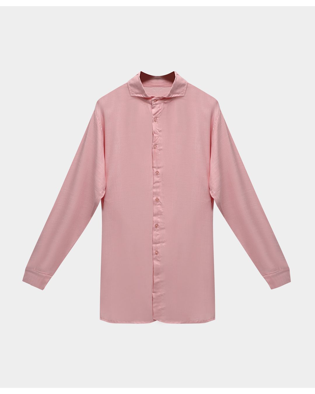 SAÍDA CAMISA OVER SIZE EM VISCOLINHO ROSA
