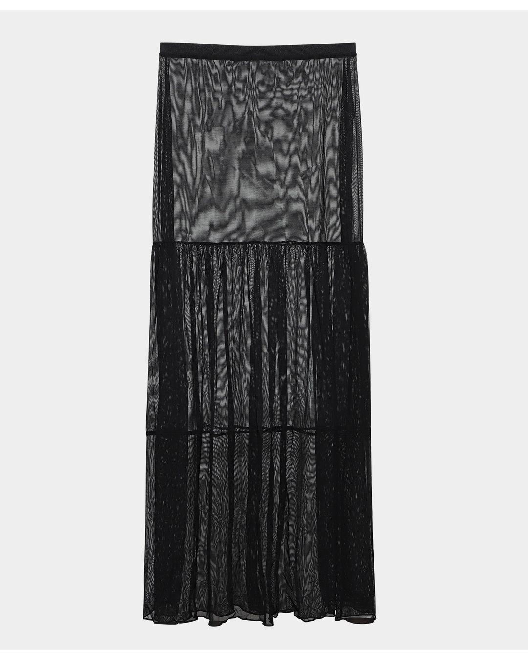 SAÍDA LONGA CAMADAS EM TULE PRETO