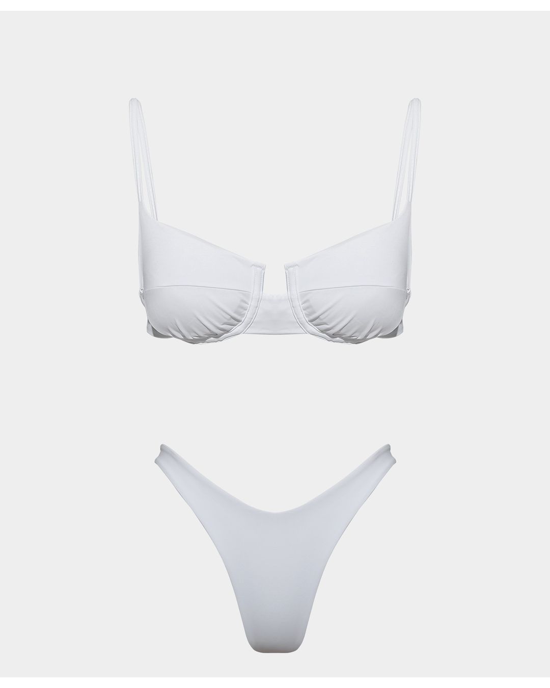Biquíni Mônaco Meia Taça Branco