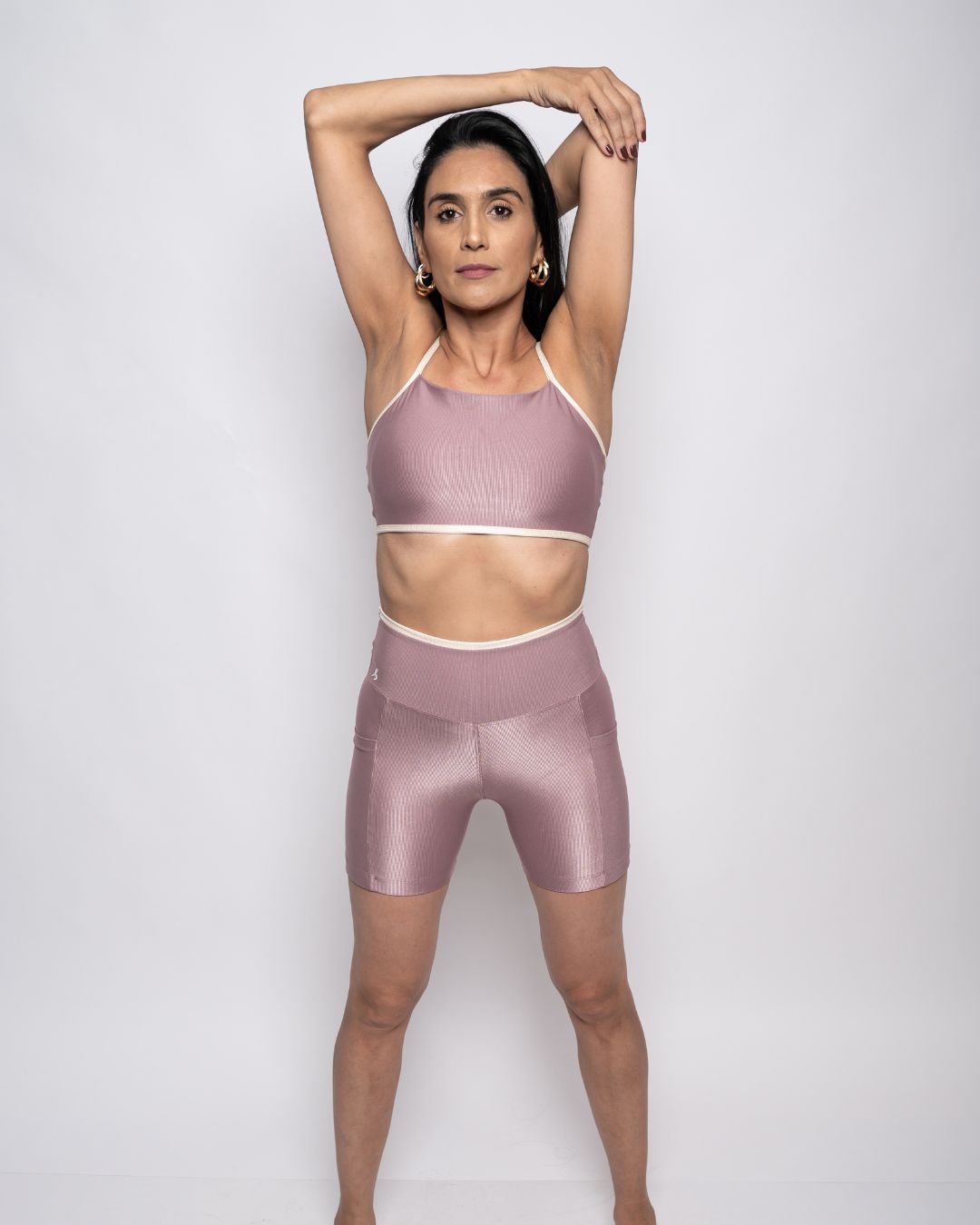 Conjunto Short e Top Fitness Feminino Brenda Polia... - Wemove Run