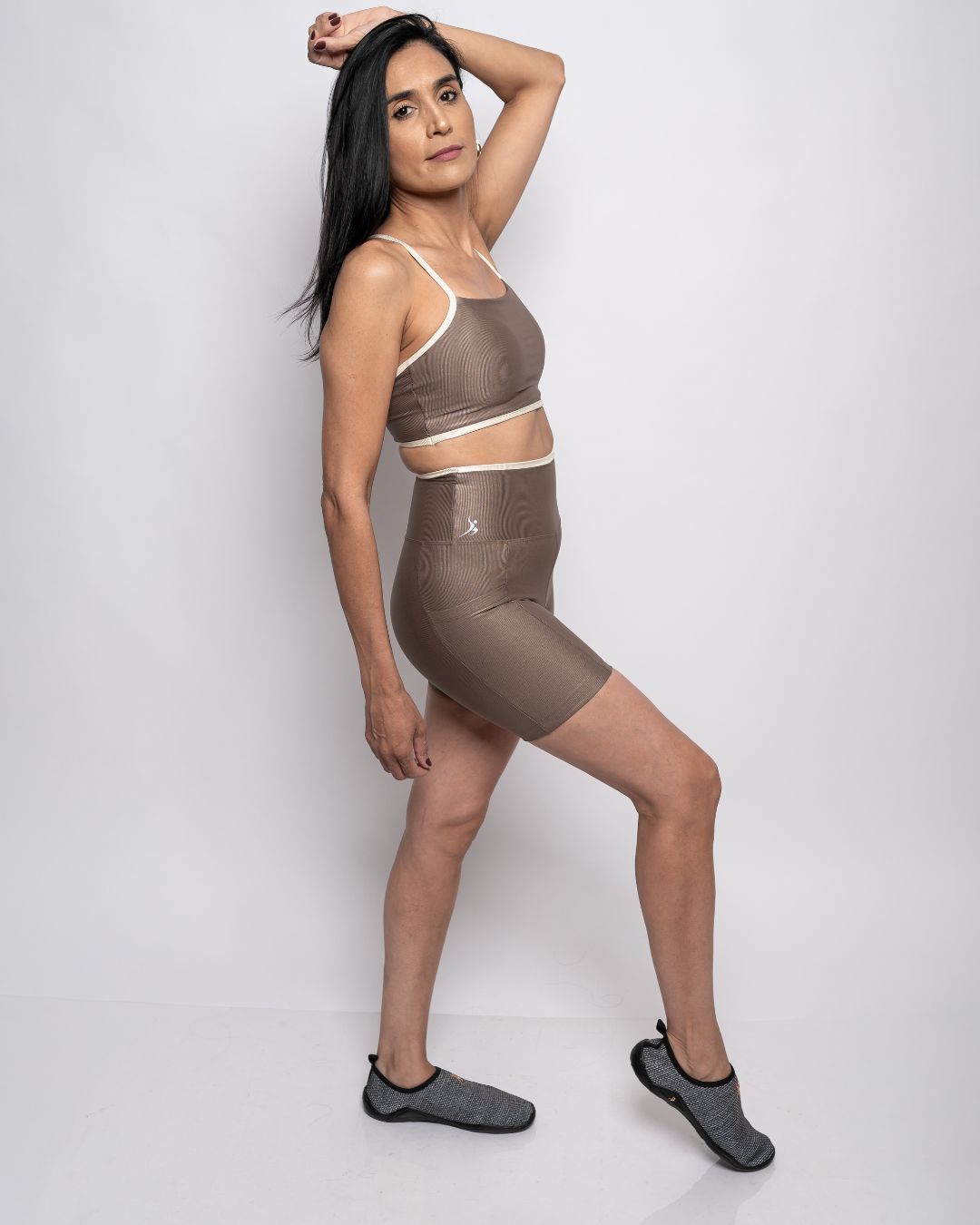 Conjunto Short e Top Fitness Feminino Brenda Polia... - Wemove Run