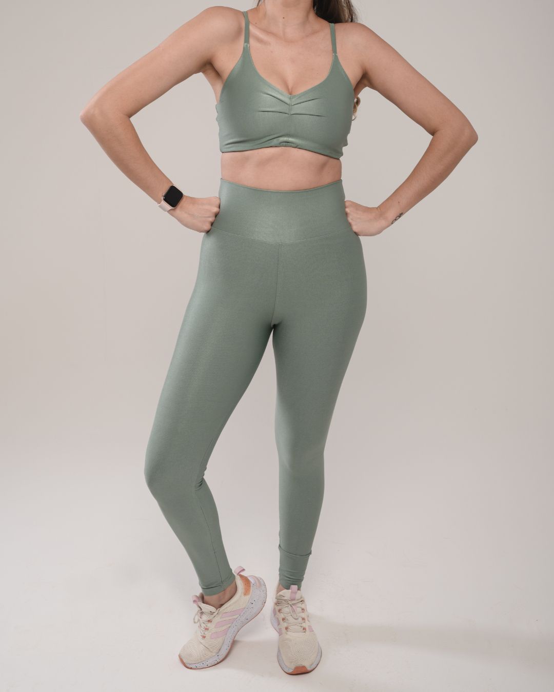 Conjunto Calça e Top Fitness Feminino Sophya Polia... - Wemove Run