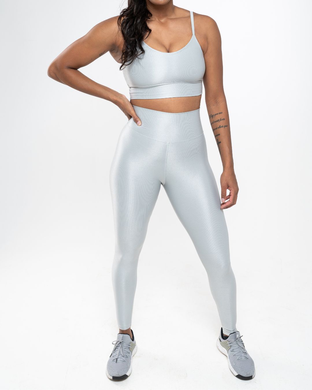 Conjunto Calça e Top Fitness Feminino Laura Poliam... - Wemove Run