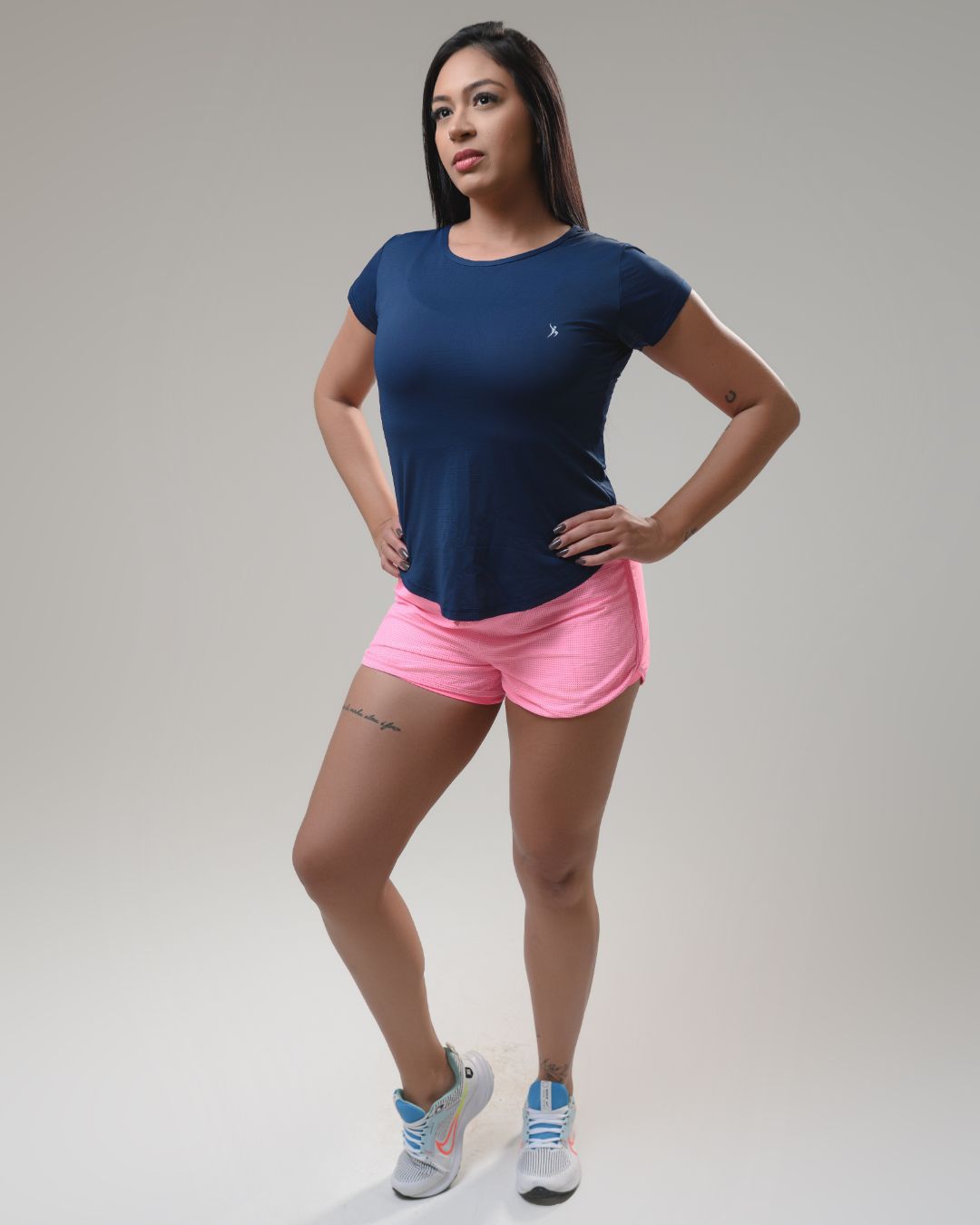 BLUSA COSTAS CRUZADAS AZUL MARINHO - 7007 - Wemove Run