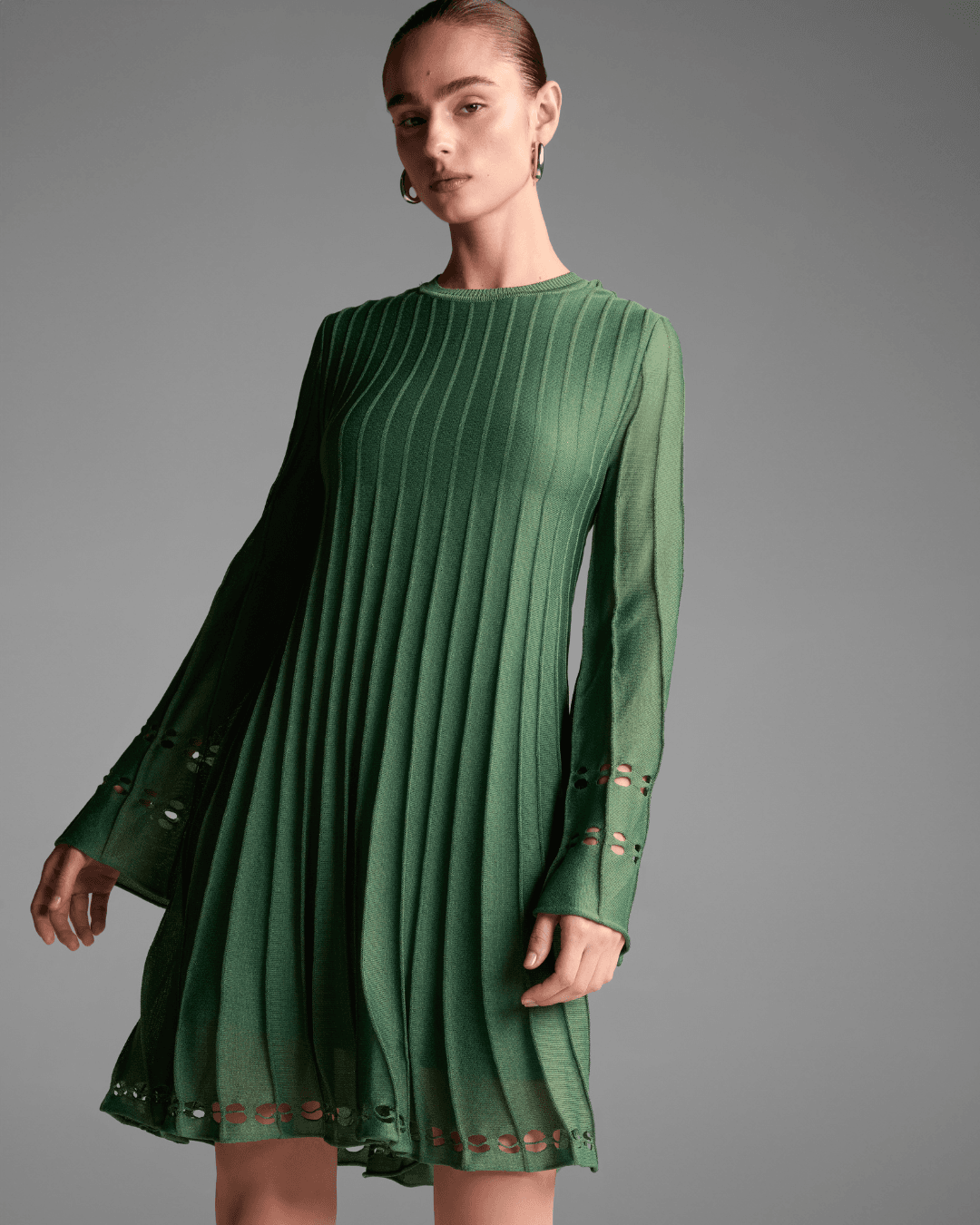 Vestido Curto Greenwich Verde - Maria Pavan