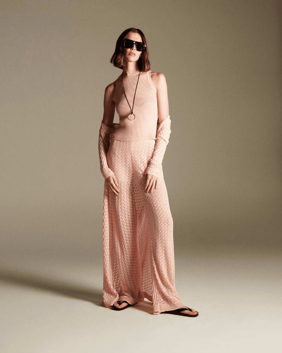 Calça Pants Jasmin Rosa Acqua - Maria Pavan