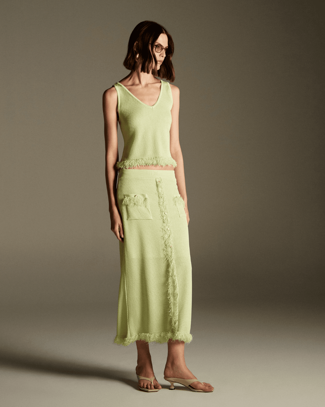 Blusa Orquídea Verde - Maria Pavan