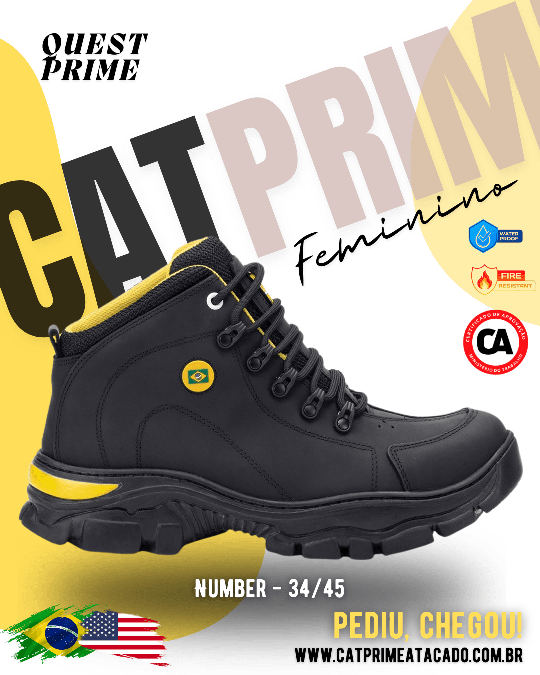 QUEST PRIME PRETO - 0012 - CATPRIME