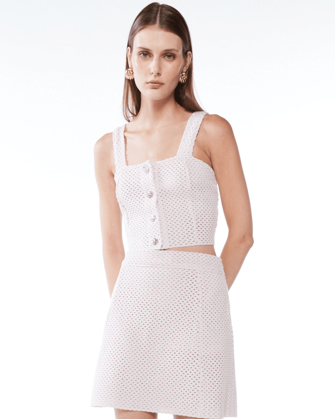 Top Selene Rosa Claro - Maria Pavan