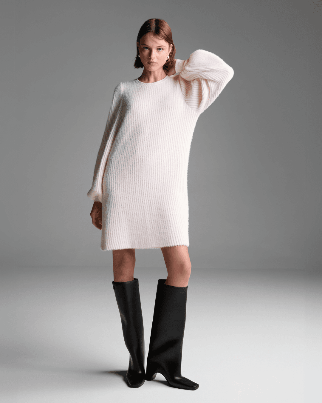 Vestido Giulia Off White - Maria Pavan