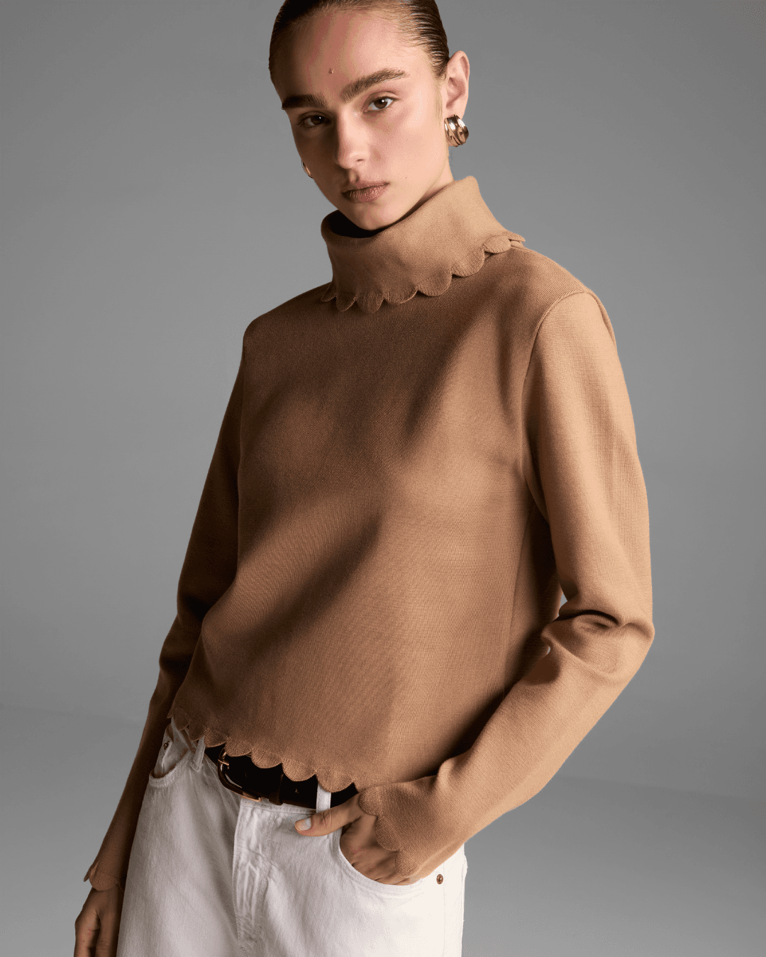 Blusa Star gola Alta - Maria Pavan