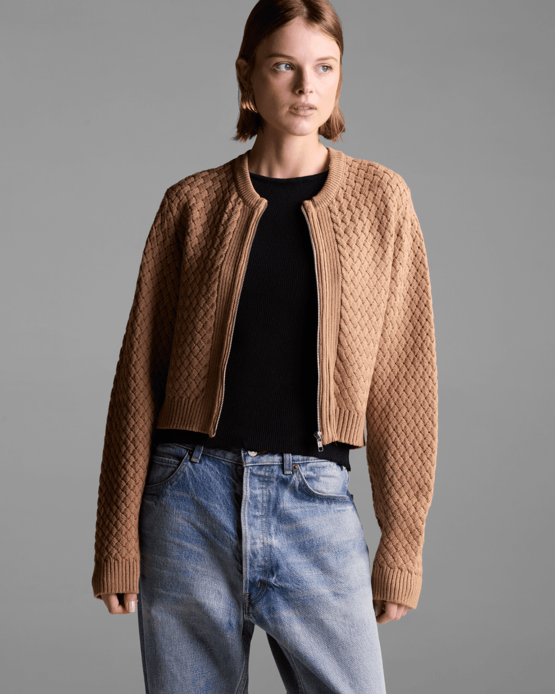 Jaqueta Soho Camel - Maria Pavan