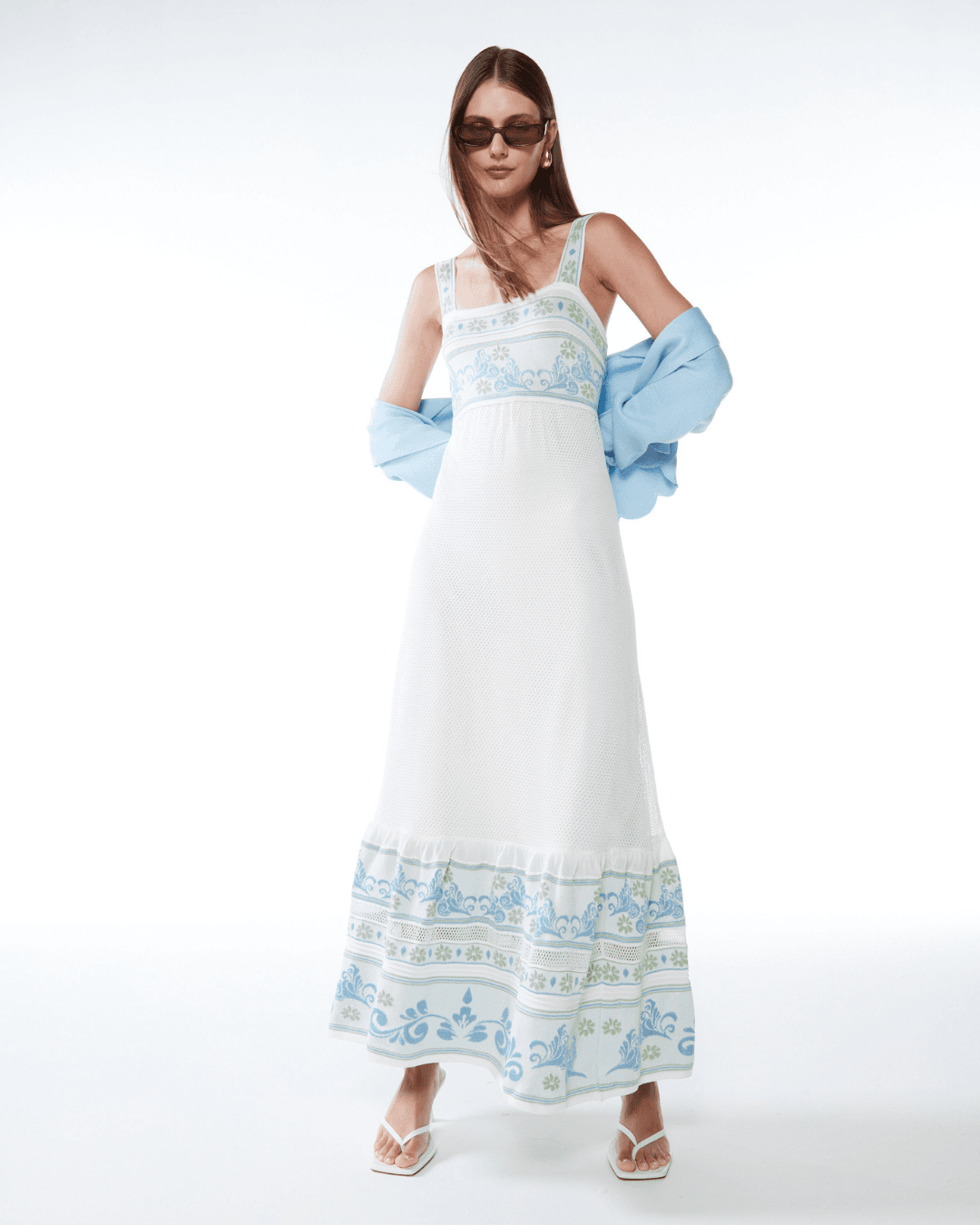 Vestido Pandora Off White - Maria Pavan