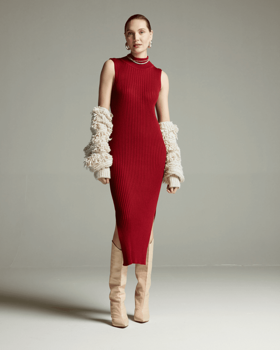 Vestido Vancouver Vermelho- - Maria Pavan