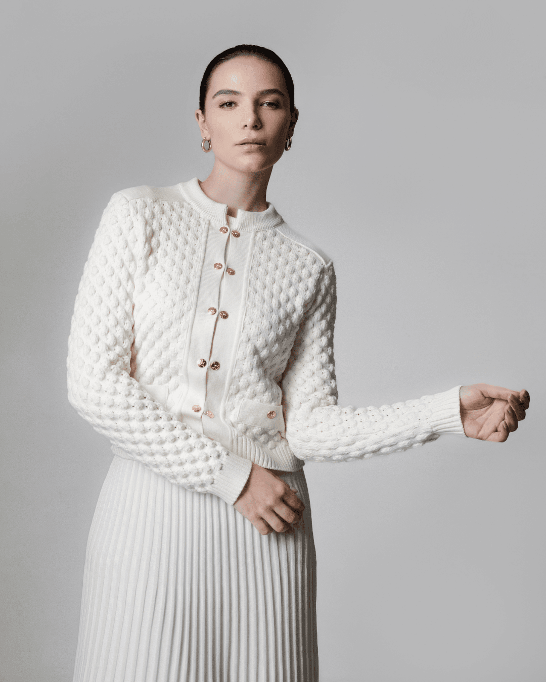 Casaco Thamis Off White - Maria Pavan