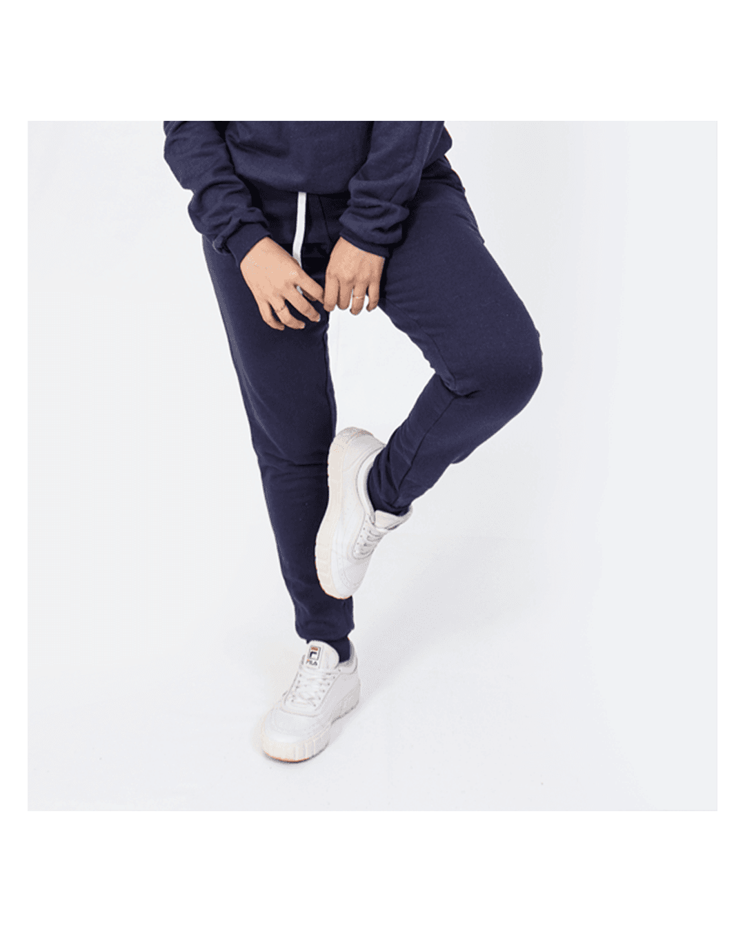 Calça Moletom Feminina Azul Marinho - Techmalhas