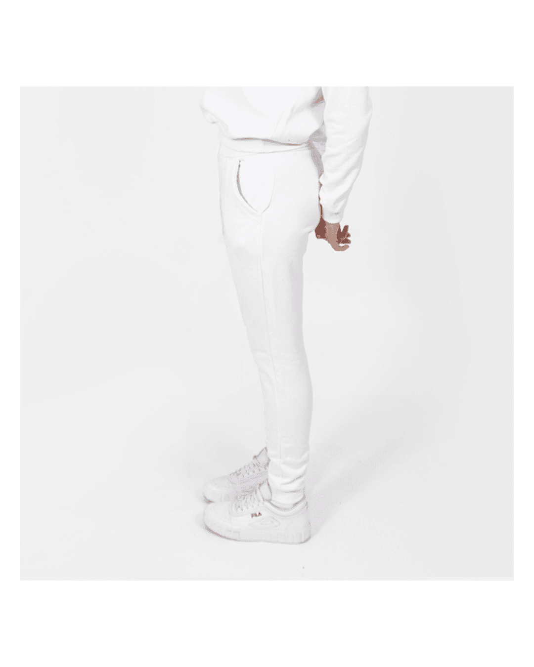 Calça Moletom Feminina Branca - Techmalhas