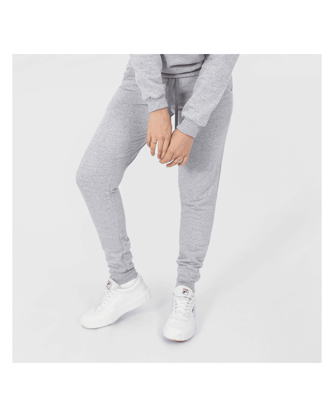 Calça Moletom Feminina Cinza - Techmalhas