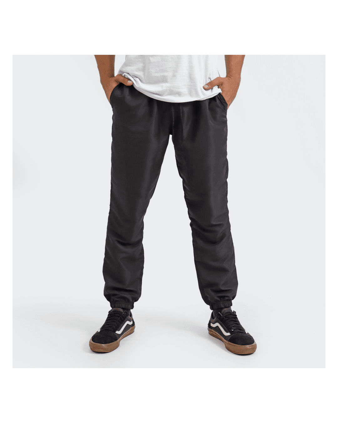 Calça De Tactel Masculina Preta - Techmalhas