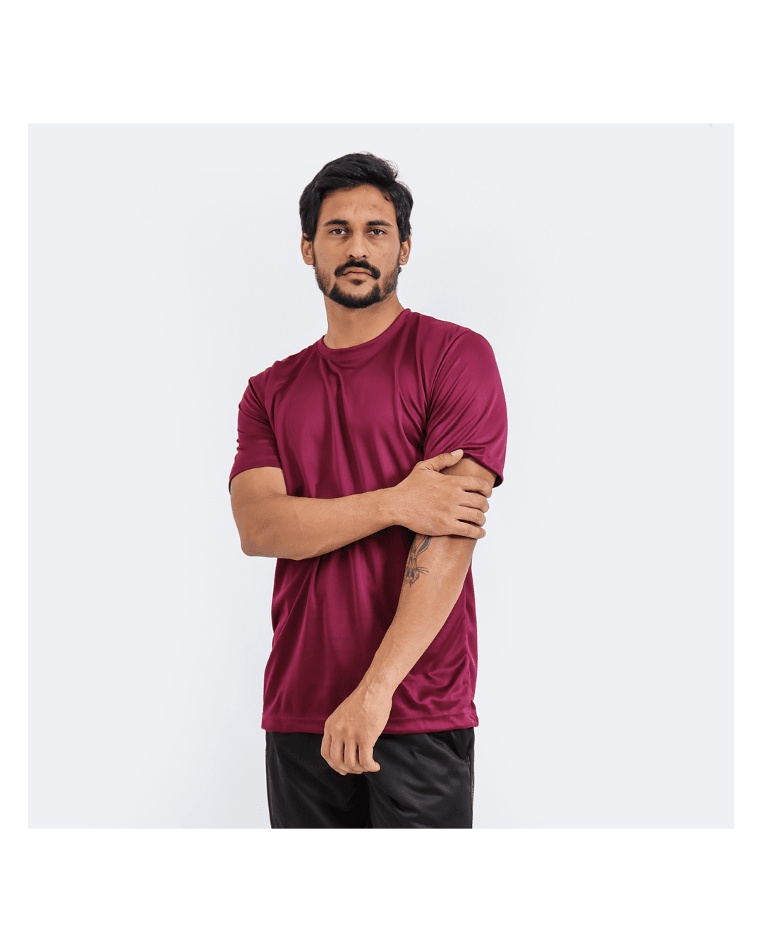 Camiseta Dryfit Masculina - Vinho - Techmalhas