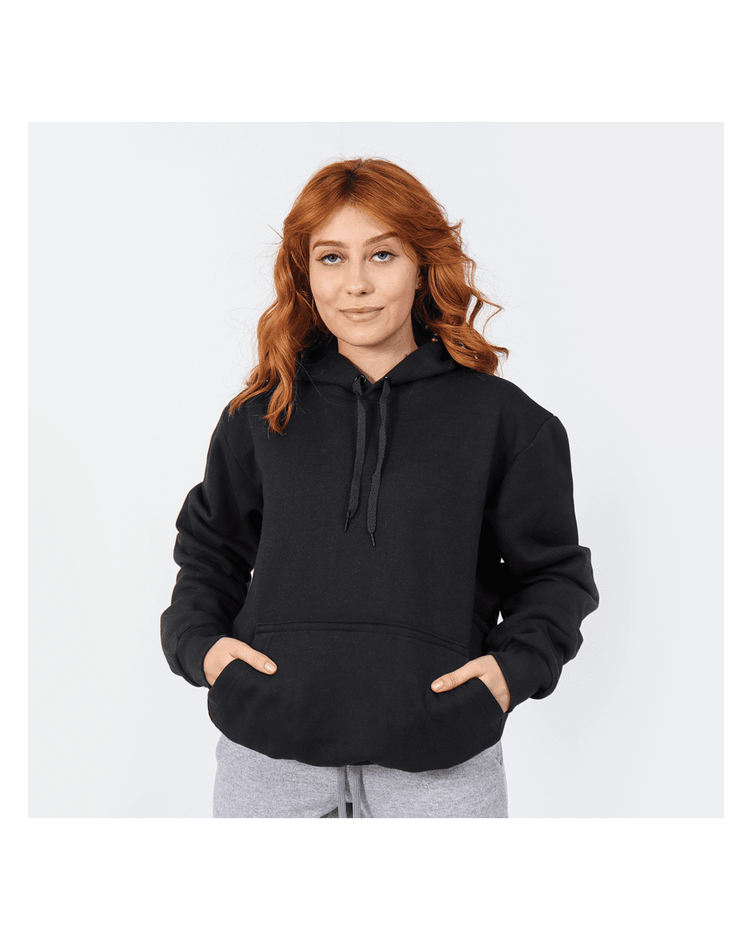 Moletom Feminino Canguru Preto - Techmalhas