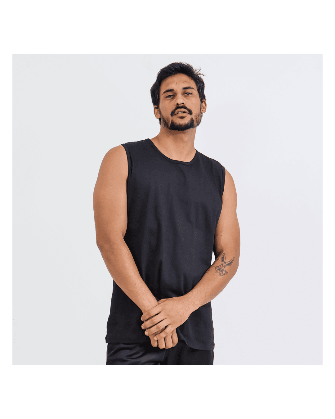 Camiseta Regata Masculina - Preta - Techmalhas