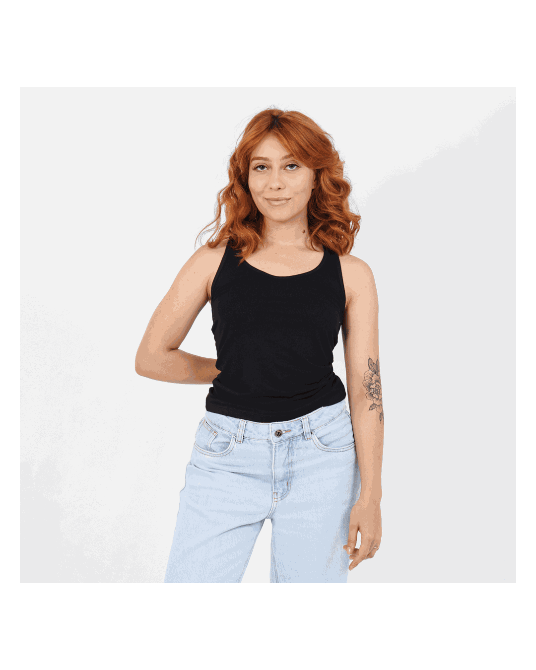 Camiseta Regata Feminina Viscolycra Preta - Techmalhas