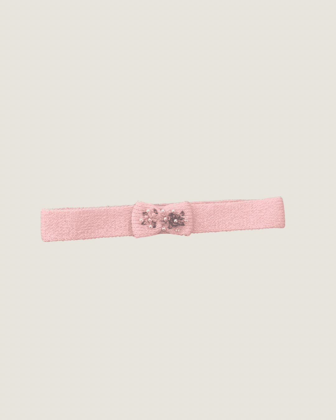 Faixinha de cabelo Paris rosa bebê