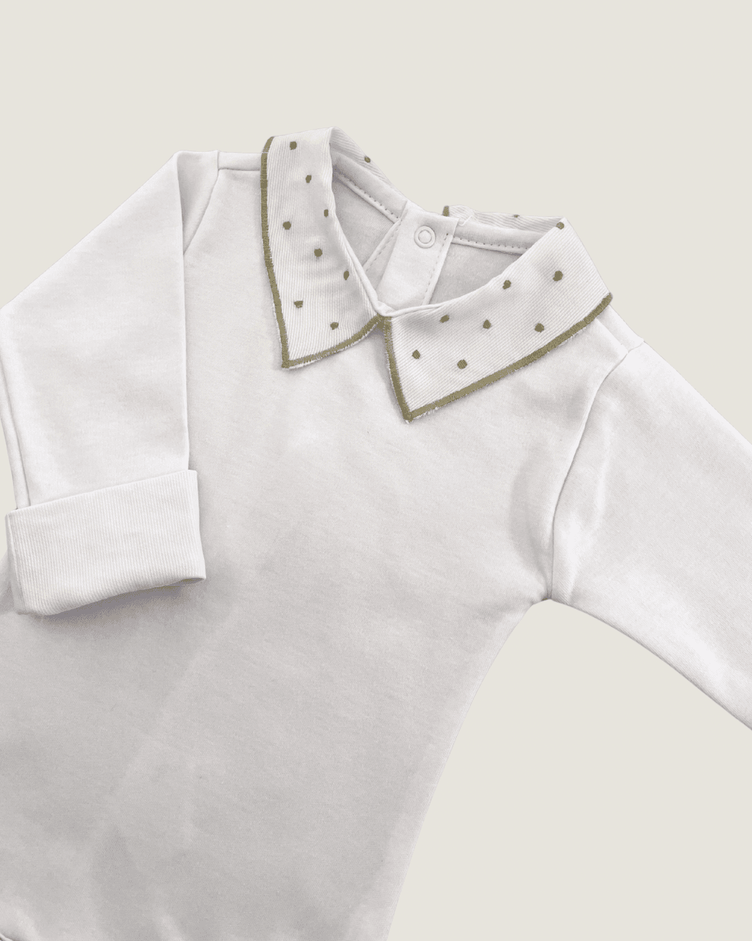 Body Poá Verde Mescla