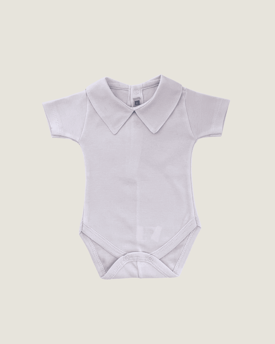 Body Camisa Manga Curta Branco