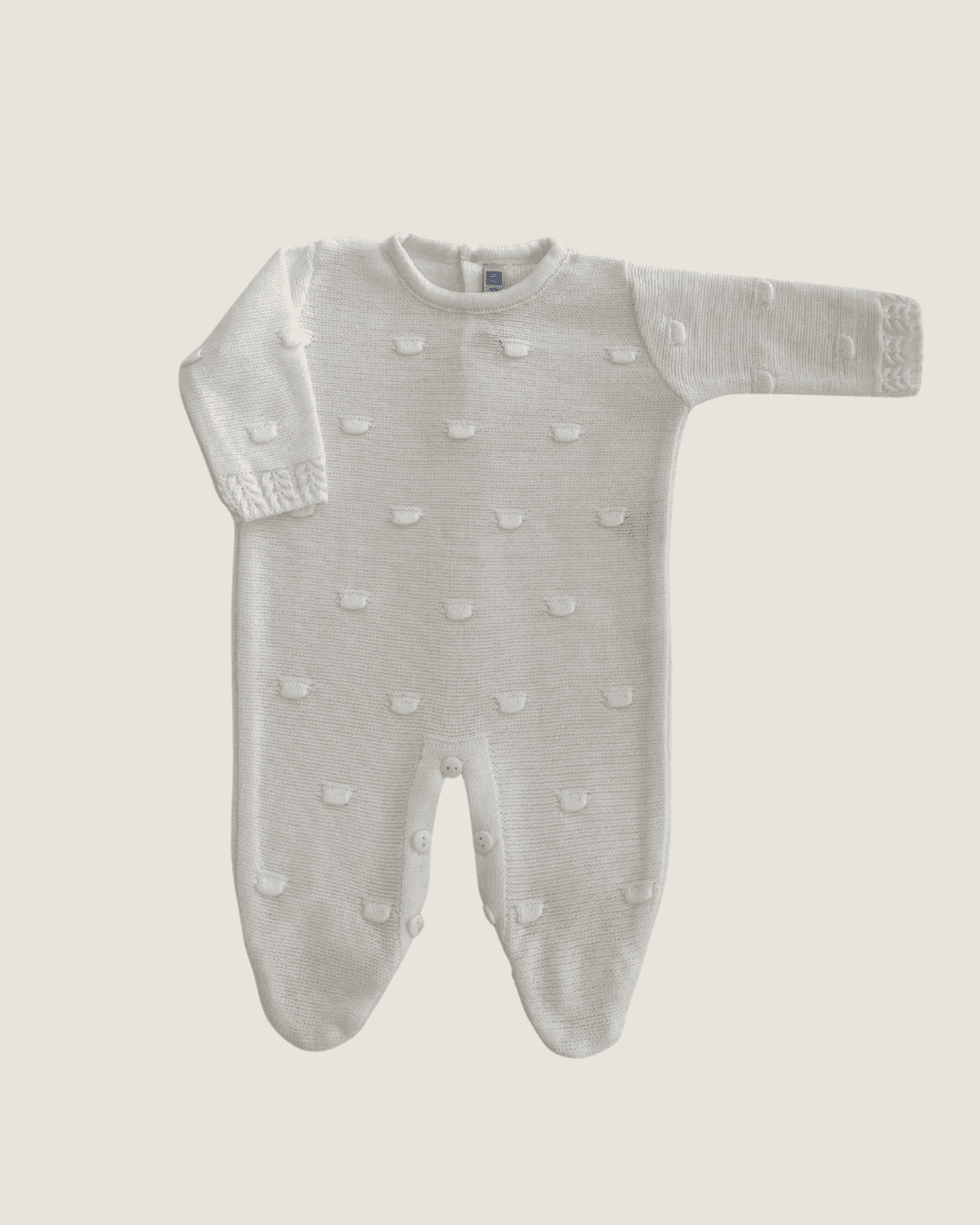 Macacão Poá Branco