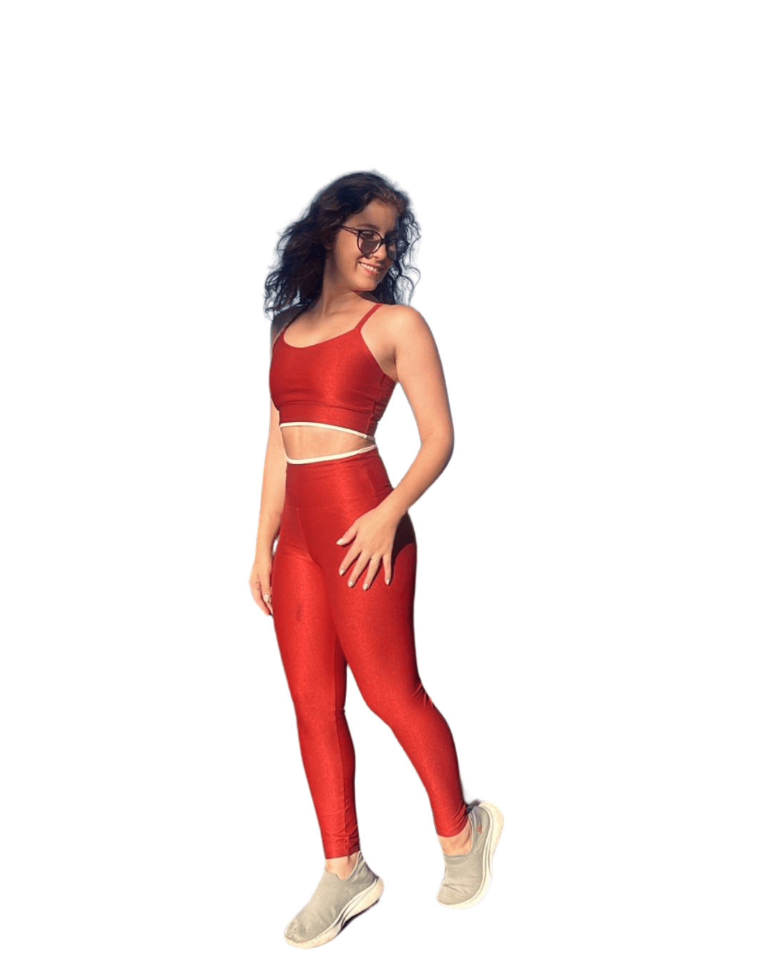Conjunto Calca e Top Fitness Feminino Laura Duo Pa... - Wemove Run