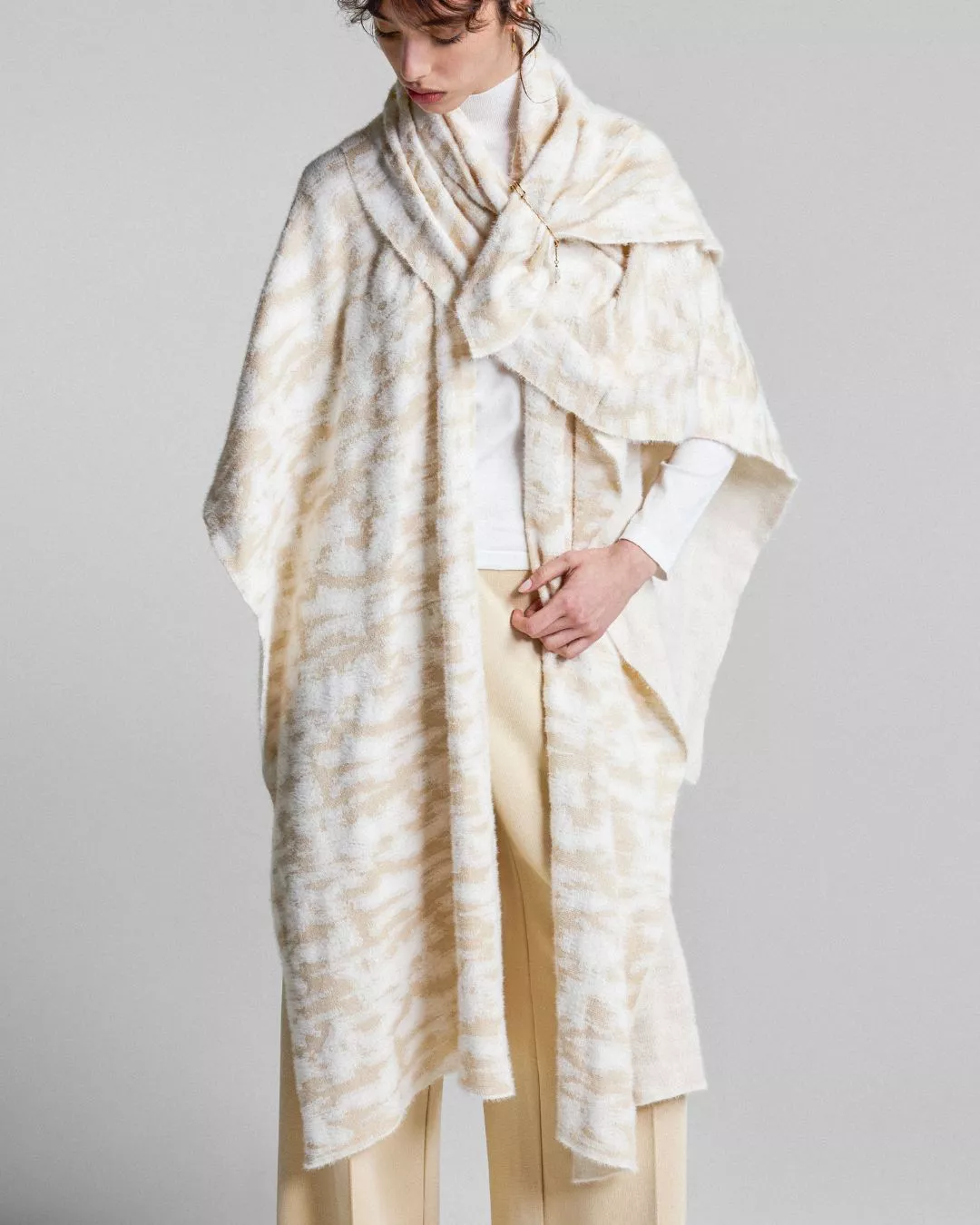 Pull Jacquard Marrom | Maria Pavan