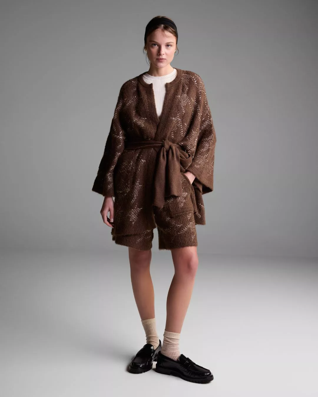 Kimono Rockfeller Marrom - Maria Pavan