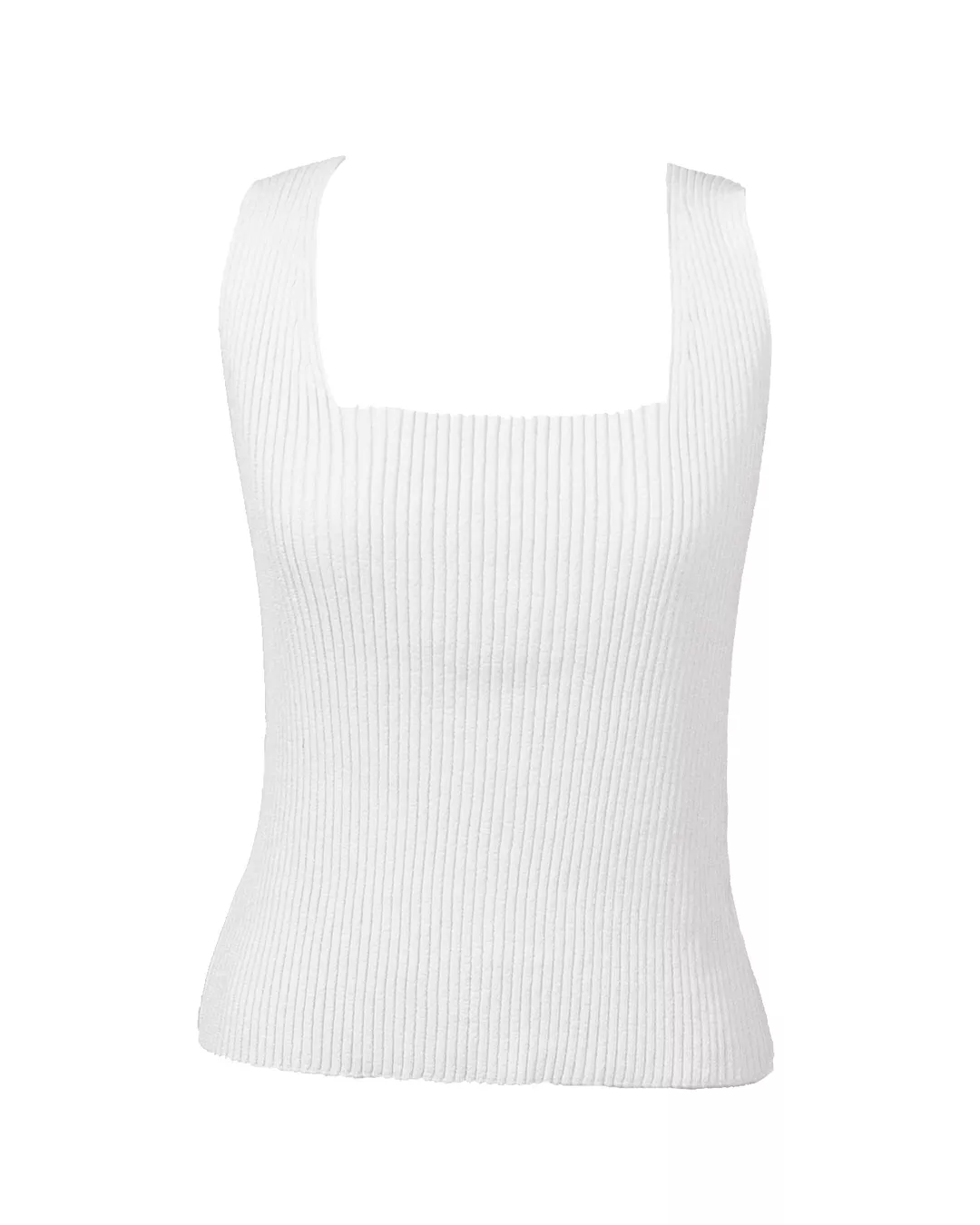 Blusa Basic Soul Decote Quadrado Off White - Maria Pavan