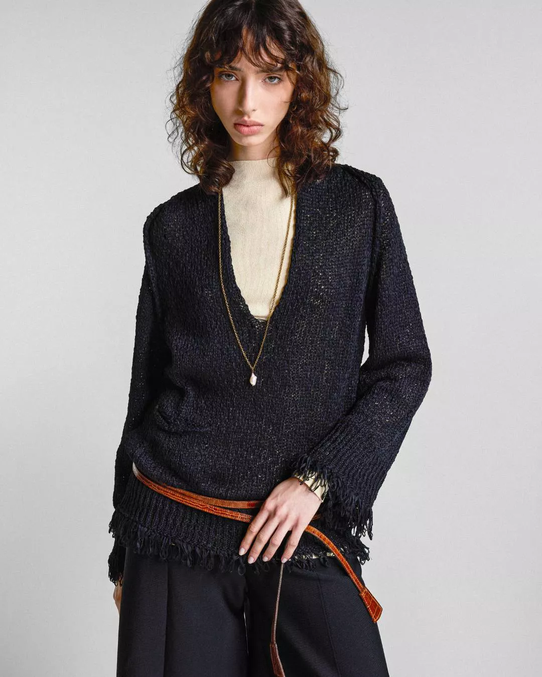 Blusa Lucidity Preto - Maria Pavan