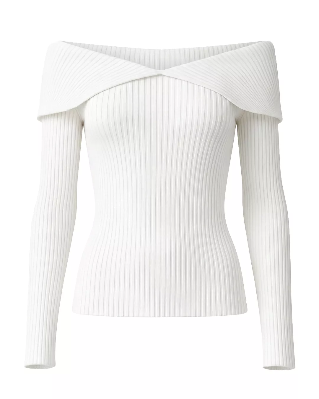 Blusa Claire Ombro a Ombro Off White - Maria Pavan