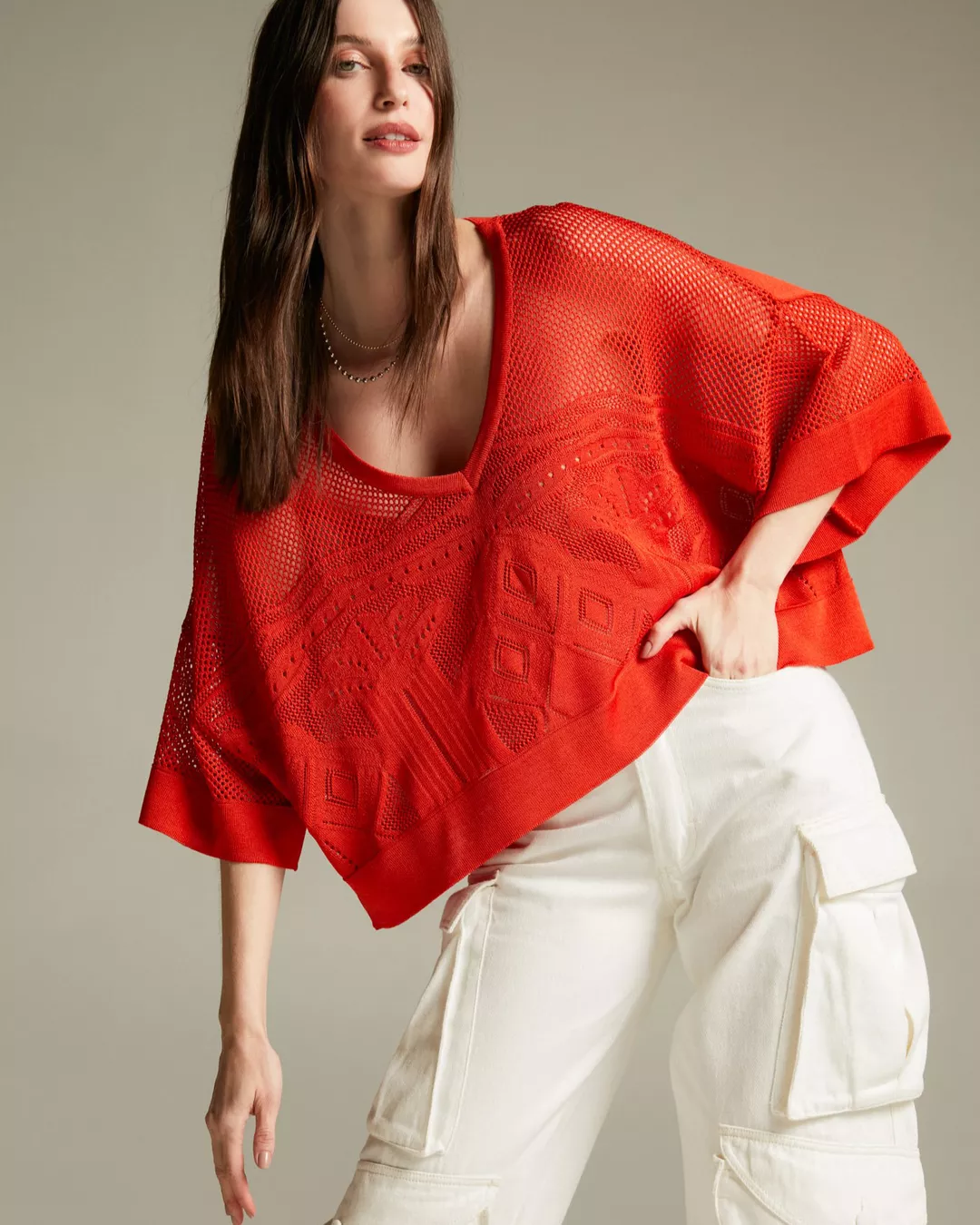 Blusa Oslo Laranja- - Maria Pavan