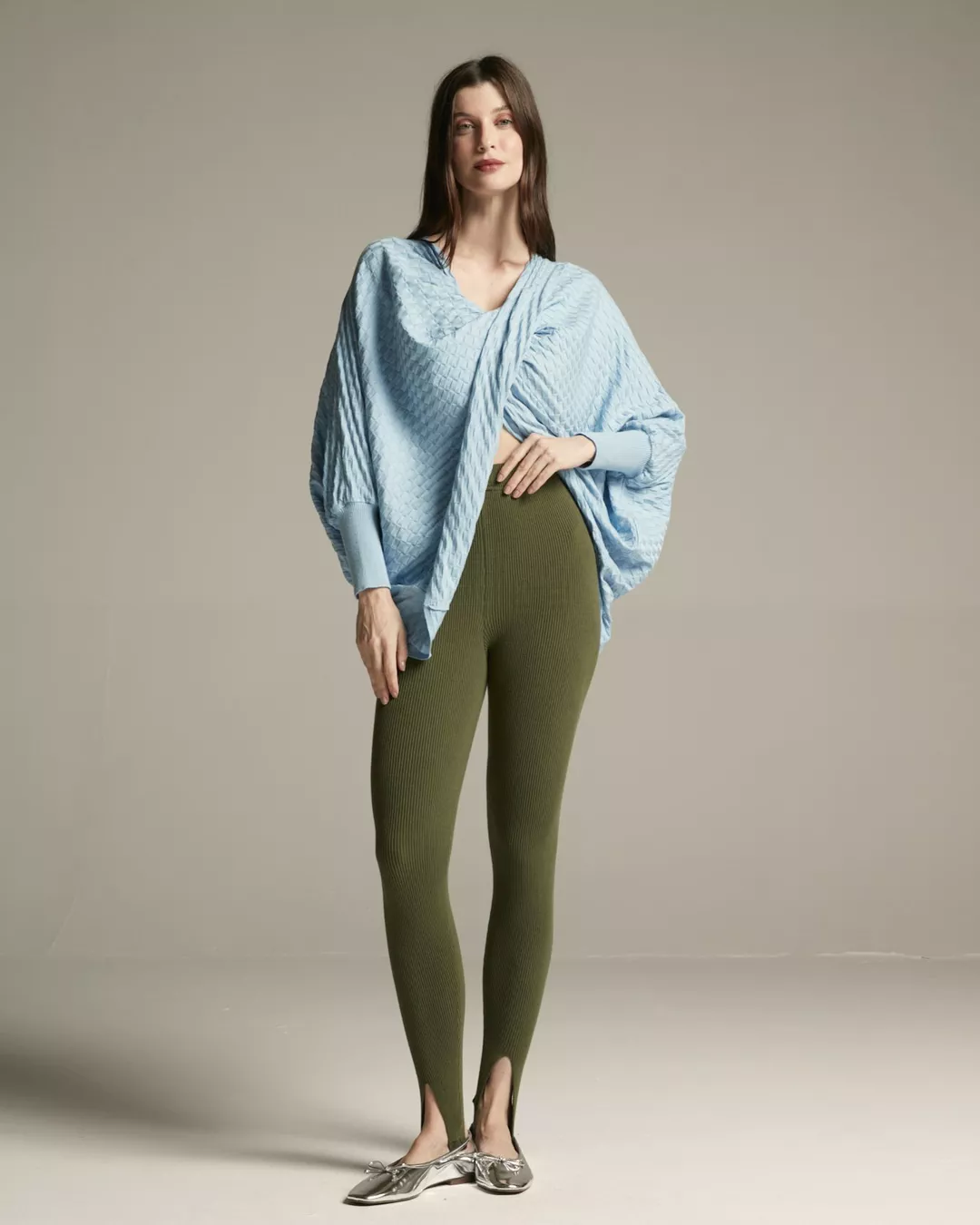 Calça Pure Algodão Verde Militar - Maria Pavan