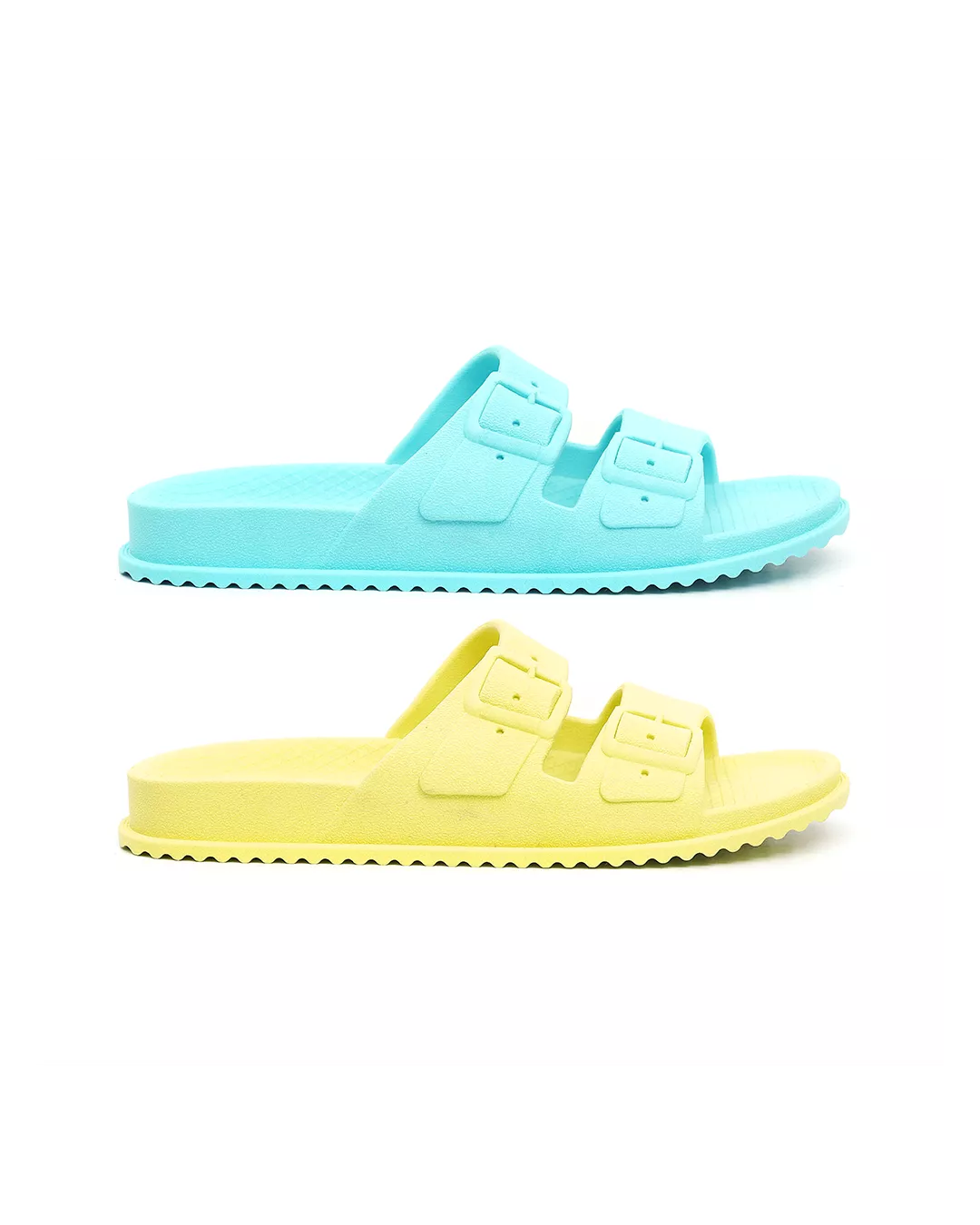 Kit 2 Pares Chinelo Birken Feminino Azul + Am... - Malta Shoes